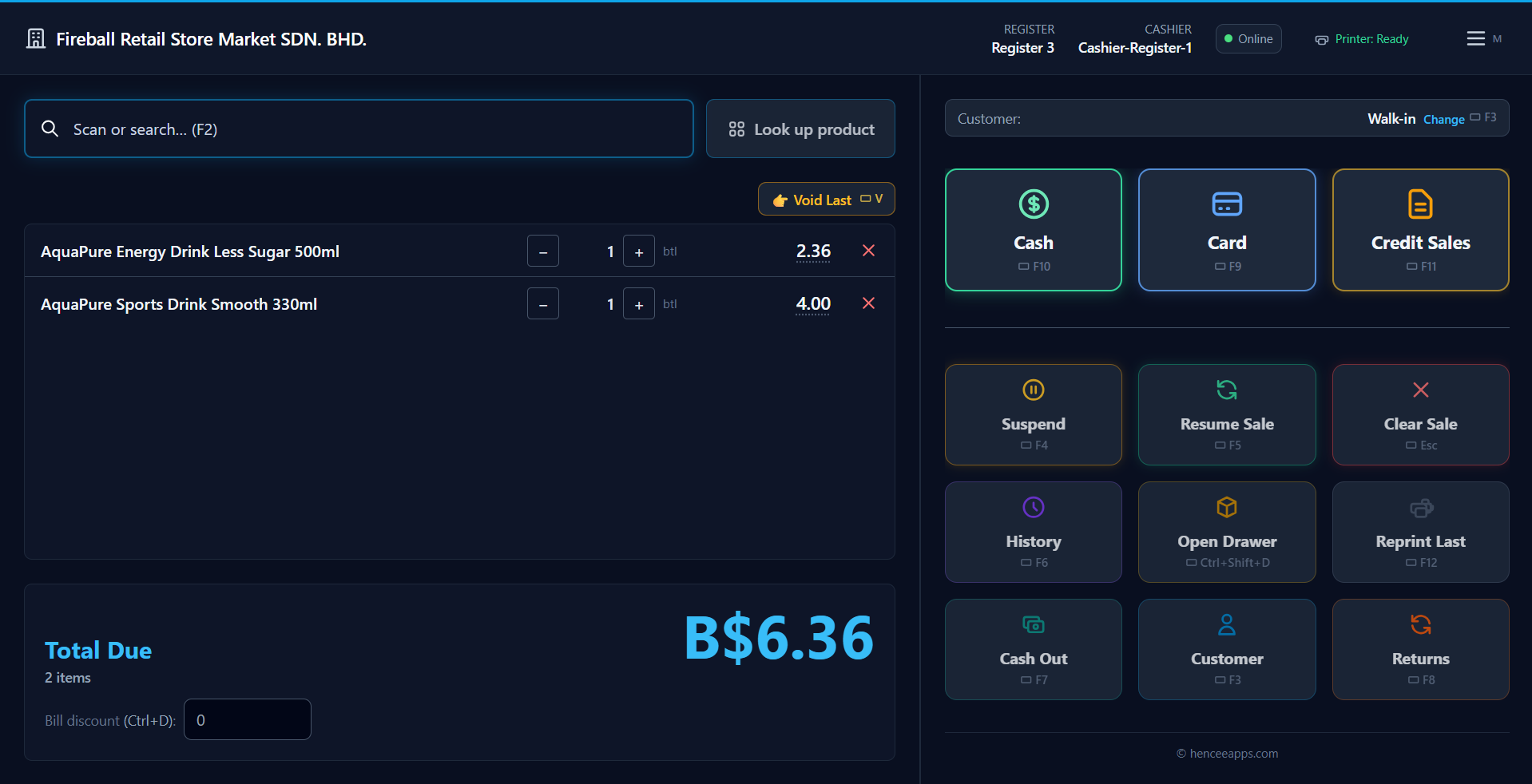 Hencee — Modern Retail POS System